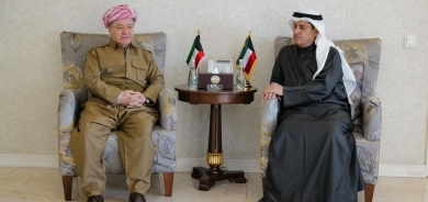 سەرۆک بارزانی بە مەبەستی گەیاندنی پرسە و هاوخەمی بۆ کۆچی دوایی ئەمیری کوێت سەردانی کونسوڵخانەی کوێت لە شاری هەولێر دەکات