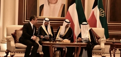 سەرۆکی حکوومەتی هەرێمی کوردستان، لە شاری کوێت، بەشداریی لە پرسەی میری کۆچکردووی کوەیت شێخ نەواف ئەحمەد جابر ئەلسەباح.