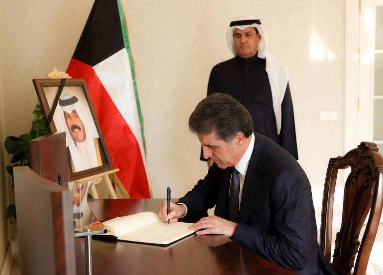 سه‌رۆكى هه‌رێمى كوردستان سه‌ره‌خۆشى له‌ سه‌ركردايه‌تى و گه‌لى كوێت ده‌كات