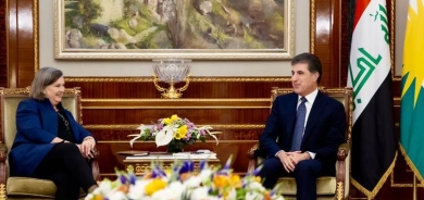 سەرۆکی هەرێمی کوردستان پێشوازی لە جێگری وەزیری دەرەوەی ئەمریکا کرد