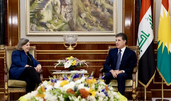 Kurdistan Region President Nechirvan Barzani Hosts Top US Delegation, Urges Action to Protect American Troops in Iraq