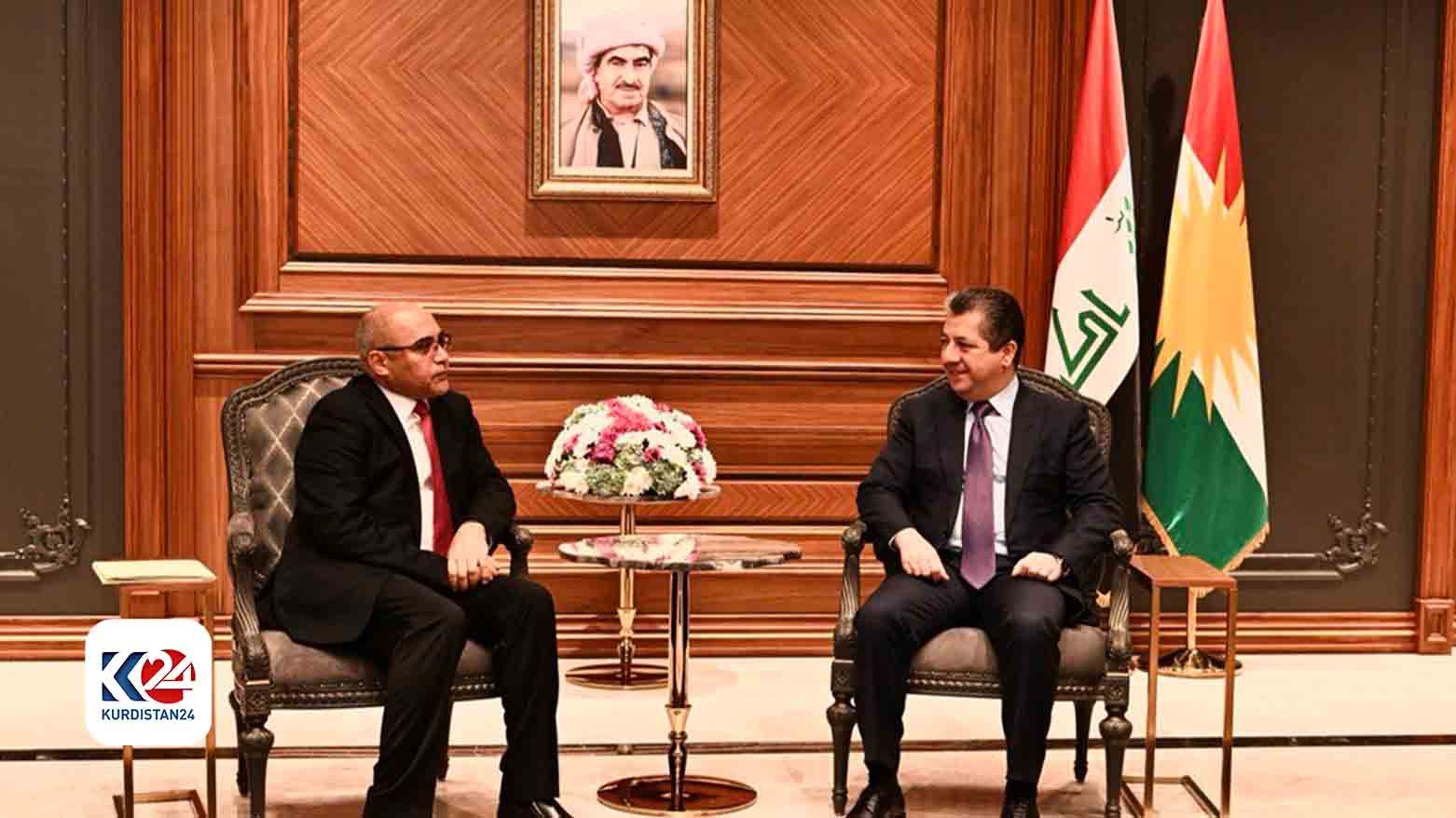 Serokwezîr Mesrûr Barzanî û Serokê Dezgeha Asayişa Niştimanî ya Iraqê civiyan