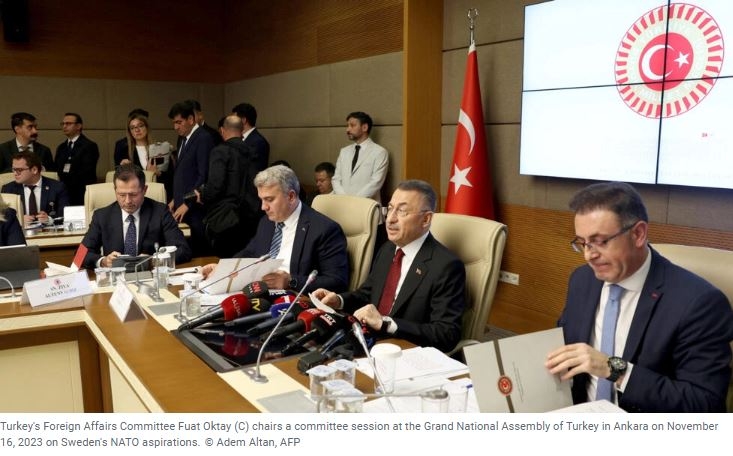 Turkey's Parliament Advances Sweden's NATO Bid Amidst F-16 Fighter Jet Negotiations