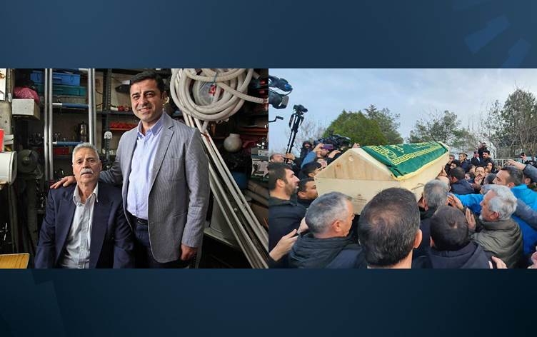 Bavê Demîrtaş hat veşartin: Wî bi nameyê got 'Bavo heqê xwe helal bike'