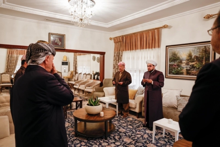 Serok Barzanî serdana mala Zagros Fetih kir