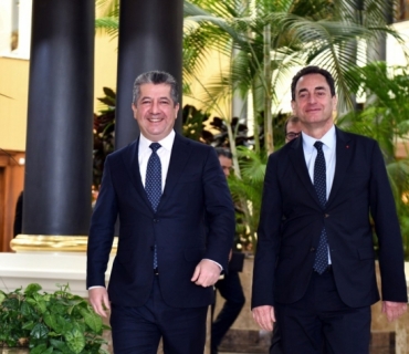 سەرۆكی حكوومەت و باڵوێزی فەڕەنسا لە عێراق هاوڕابوون لەسەر دابینکردنی مافە دەستوورییەکانی گەلی کوردستان