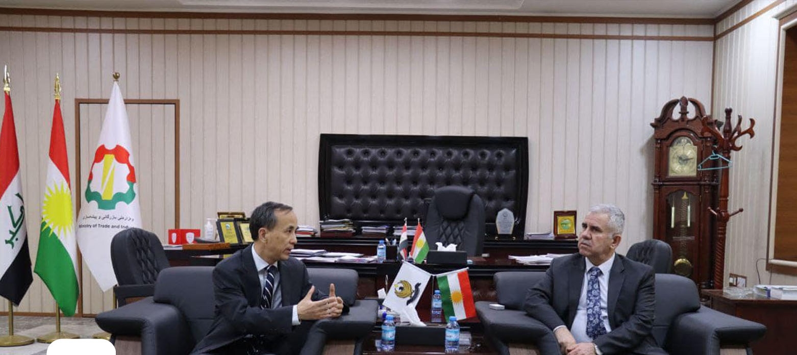 قنصل الصين: نرغب برفع مستوى العلاقات التجارية مع كوردستان