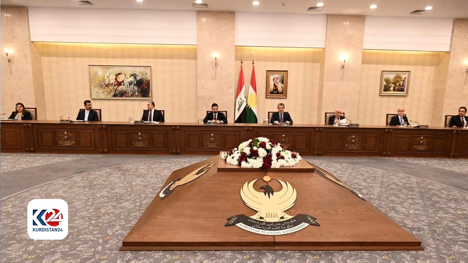 Civata Wezîran danûstandinan li ser encamên civînên bi Hikûmeta Federalî re dike