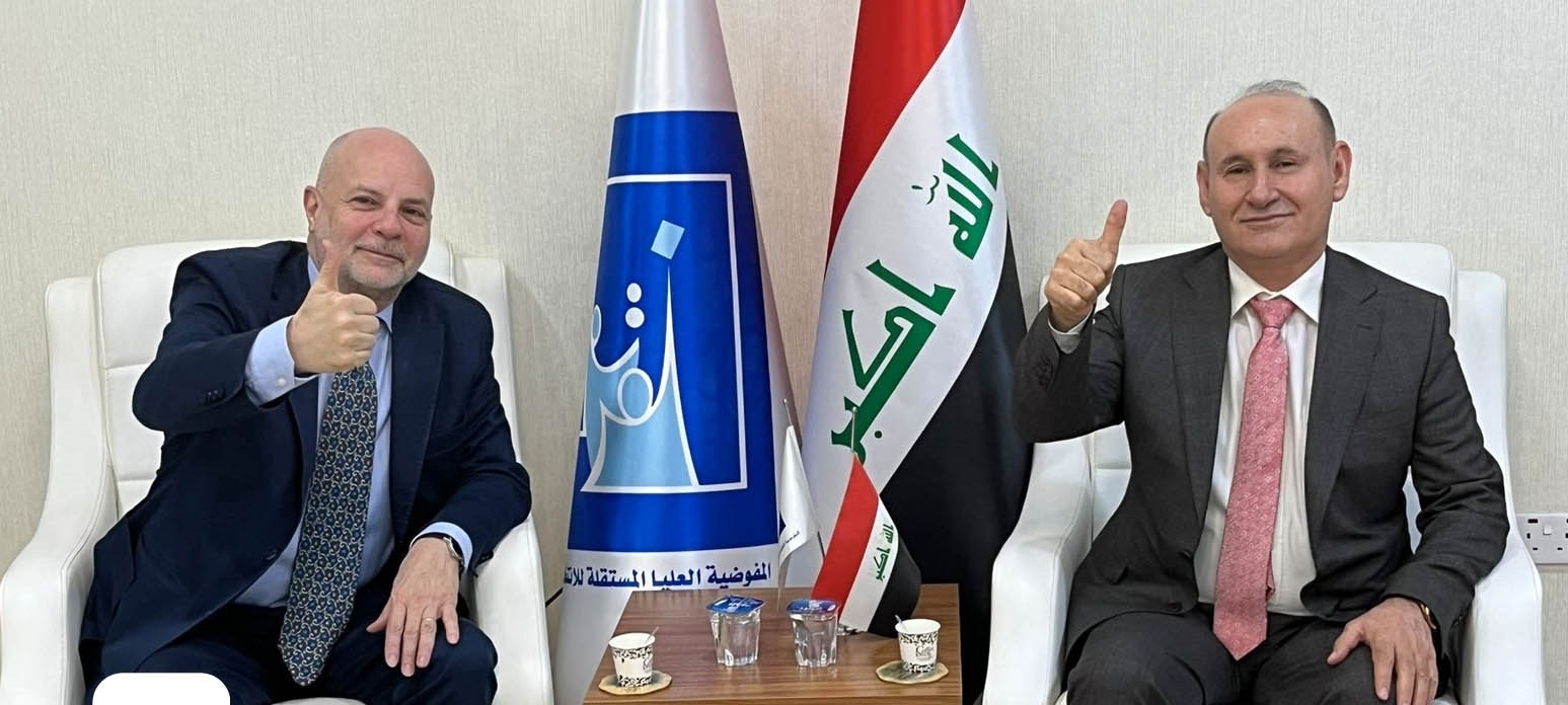 عمر أحمد وكلوديو كوردوني يبحثان استعدادات المفوضية لإجراء انتخابات برلمان كوردستان