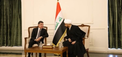 نێچیرڤان بارزانی و قەیس خەزعەلی کۆبوونەوە؛ 'عێراق بەدوور بگیرێت لە ئاڵۆزییەکانی ناوچەکە'