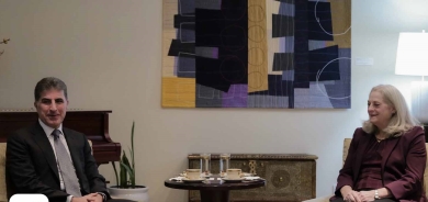 رئيس إقليم كوردستان يجتمع مع السفيرة الأمريكية في العراق