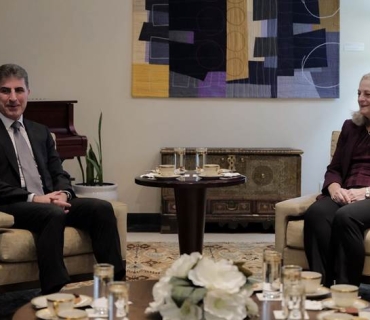 نێچیرڤان بارزانی و ئەلینا رۆمانۆوسکی تاوتوێی پەیوەندییەکانی هەولێر و بەغدا دەکەن كاژێرێك له‌مه‌وپێش