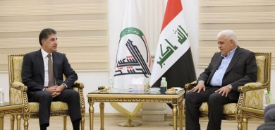 Kurdistan Regional President and Popular Mobilization Forces Chief Discuss Security Issues in Baghdad