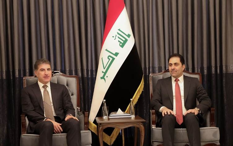 نيجيرفان بارزاني يبحث مع المندلاوي دور البرلمان بحل مشاكل أربيل - بغداد