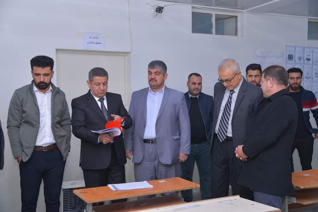 بەڕێوەبەری گشتی پەروەردەی هەولێر, ڕەوشی قوتابخانەکانی سنوری پەروەردەی شەقڵاوە بەسەردەکاتەوە