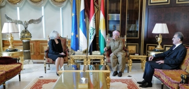 Serok Barzanî li gel balyoza nû ya Fenlendayê civiya