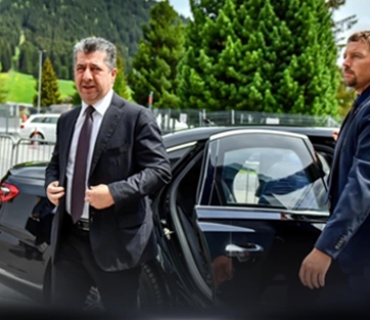 ســـەرۆکــی حــکــوومەتــی هــەرێــمــی کــوردســتــان بە سەرۆکایەتی شاندێک بۆ بەشداریکردن لە کۆڕبەندی ئابووریی جیهانی لە داڤۆس، گەیشتە سویسرا