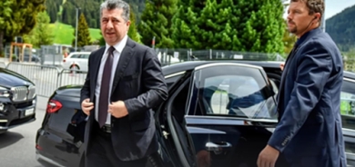 ســـەرۆکــی حــکــوومەتــی هــەرێــمــی کــوردســتــان بە سەرۆکایەتی شاندێک بۆ بەشداریکردن لە کۆڕبەندی ئابووریی جیهانی لە داڤۆس، گەیشتە سویسرا