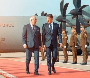 ســـەرۆکی هەرێمی کوردستان پێشوازی لە سەرۆکی ئیستۆنیا کرد