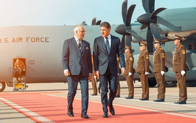 ســـەرۆکی هەرێمی کوردستان پێشوازی لە سەرۆکی ئیستۆنیا کرد