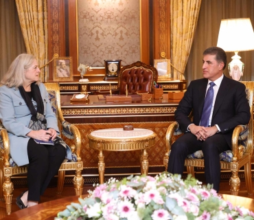 ســـه‌رۆك نـێـچيــرڤــان بارزانى له‌گه‌ڵ باڵيۆزى ئه‌مه‌ريكا كۆبووه‌وه‌