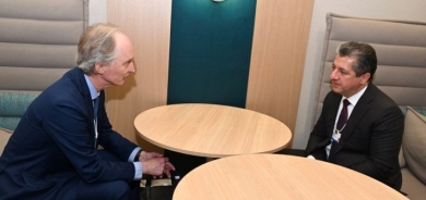 مسرور بارزاني يجتمع مع الممثل الخاص للأمين العام للأمم المتحدة في سوريا