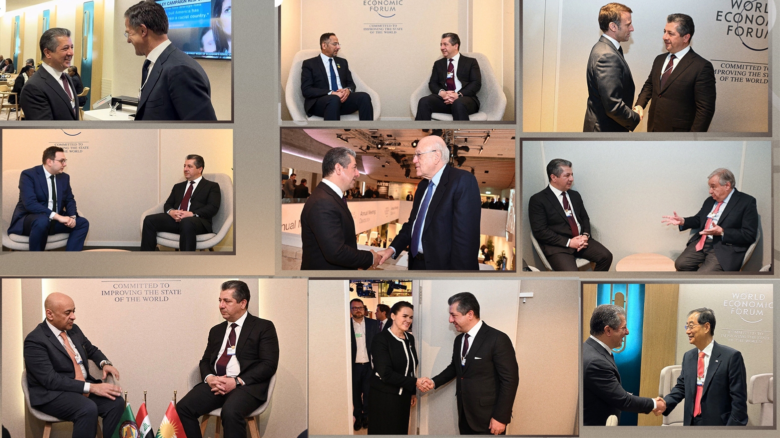 Li Davosê piştgiriya welatan ji bo Herêma Kurdistanê berfirehtir bû