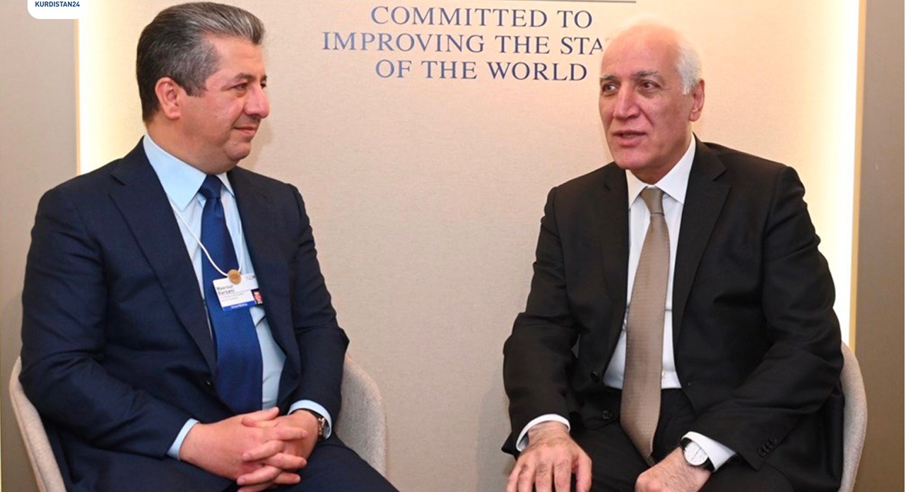 رئيس حكومة إقليم كوردستان يجتمع مع رئيس جمهورية أرمينيا