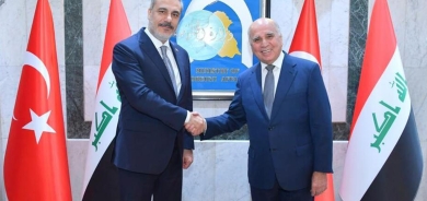 وزيرا خارجية العراق وتركيا يبحثان الاعتداء الإيراني على أربيل