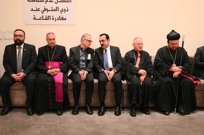 Governor of Erbil, Omed Khoshnaw, Leads Funeral for Victim of Iranian Missile Strike Representing PM Masrour Barzani