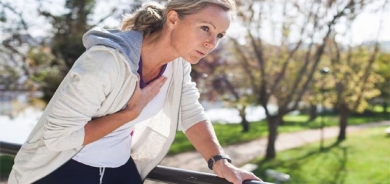 هەناسەتەنگی لەكاتی پیادەڕۆییدا