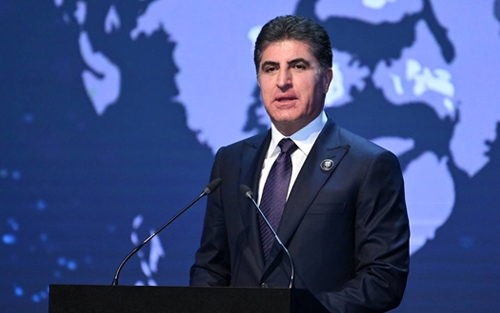 ســـەرۆکــی هــەرێــمــی کــوردســتــان  نێچیرڤان بارزانی پێشوازی لە رێککەوتنی حکومەتی عێراق و حکومەتی ئەمریکا دەکات