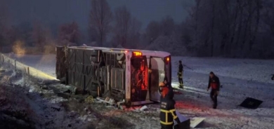 لە ئەنجامی وەرگەڕانی پاسێک لە تورکیا شەش کەس گیانیان لەدەستدا