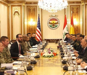 ڕاگه‌يه‌نراوى هاوبەشی کۆبوونەوەی دەستبەکاربوونی كۆميته‌ى بەڕێوەبەری جێبەجێکاری، لەنێوان وەزارەتی بەرگریی ئەمەریکا و وەزارەتی کاروباری پێشمەرگه‌ى حكوومه‌تى هه‌رێمى كوردستاندا