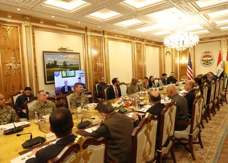 ڕاگه‌يه‌نراوى هاوبەشی کۆبوونەوەی دەستبەکاربوونی كۆميته‌ى بەڕێوەبەری جێبەجێکاری، لەنێوان وەزارەتی بەرگریی ئەمەریکا و وەزارەتی کاروباری پێشمەرگه‌ى حكوومه‌تى هه‌رێمى كوردستاندا