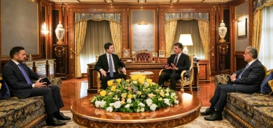 سه‌رۆكى هه‌رێمى كوردستان پێشوازى له كونسولى گشتيى يۆنان كرد