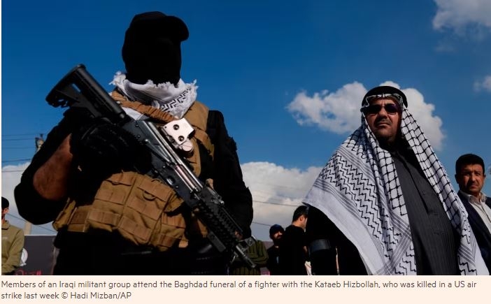 Iraqi Militia Suspends Operations Against US Troops Following Deadly Drone Attack