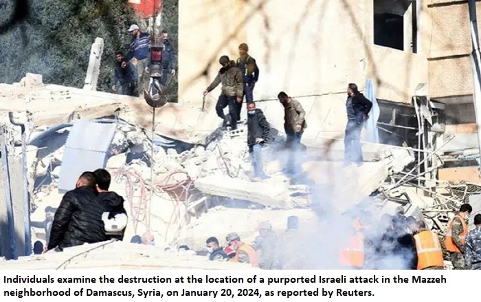 Israeli Missile Strike Targets Iranian Adviser in Damascus