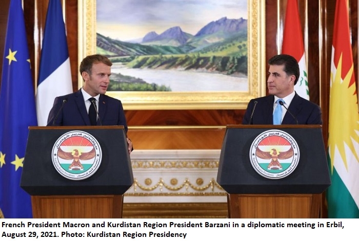 French President Macron Reaffirms Support for Kurdistan's Security Amidst Regional Tensions