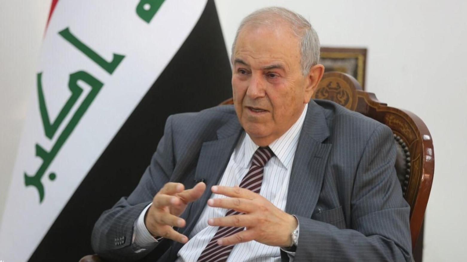 علاوي يدعو إلى مراجعة المعاهدة الاستراتيجية مع واشنطن وتشكيل قيادة عامة للقوات المسلحة