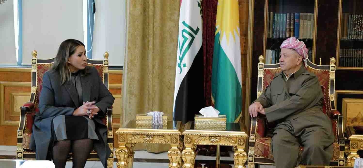 الرئيس بارزاني يستقبل نقيب المحامين العراقيين