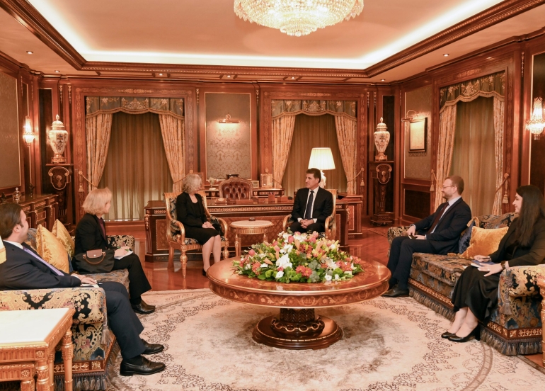 ســـەرۆکــی هــەرێمی کوردستان و باڵیۆزی فینلاند تاوتوێی دۆخی رۆژهەڵاتی نێوەڕاست دەکەن