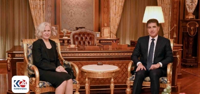 Serokê Herêma Kurdistanê pêşwaziya Balyoza Fînlandayê dike