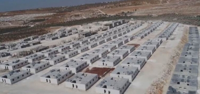 EFRÎN - Li ser Goristana Şehîdan xanî tên avakirin