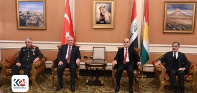 Wezîrê Berevaniyê û Serokerkanê Tirkiyeyê gihîştin Hewlêrê