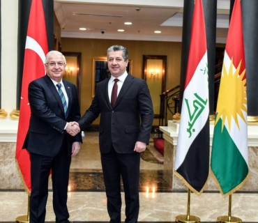 ســـەرۆكی حكوومەتی هەرێمی كوردستان، پێشوازیی لە وەزیری بەرگریی توركیا كرد و چەند بابەتێكیان تاوتوێ كرد.