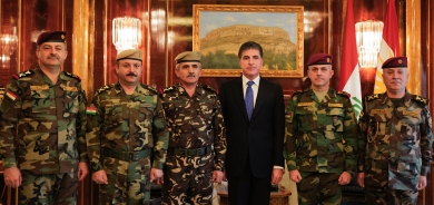 ســـه‌رۆكى هه‌رێمى كوردستان  پله‌ى ژماره‌يه‌ك ئه‌فسه‌رى وه‌زاره‌تى پێشمه‌رگه به‌رزده‌كاته‌وه‌‌