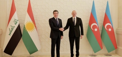 نيجيرفان بارزاني مهنئاً الرئيس الأذربيجاني بمناسبة اعادة انتخابه: نريد تطوير العلاقات