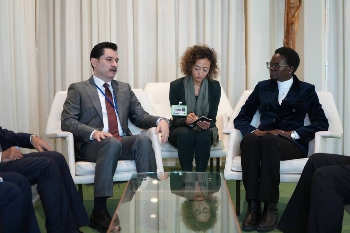 شاخوان عبدالله يبحث مع رئيسة الاتحاد البرلماني الدولي الاعتداءات على السيادة العراقية