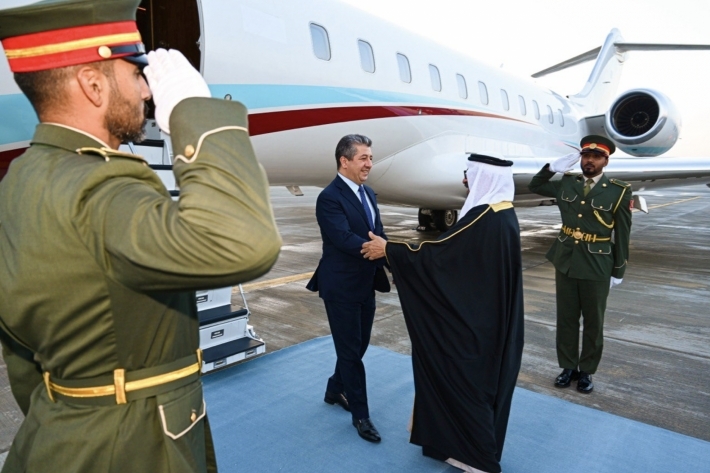 رئيس حكومة إقليم كوردستان يصل دُبي